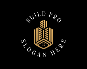 Premium Construction Building logo design