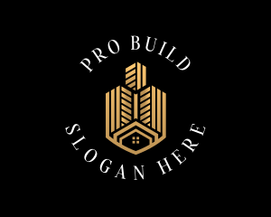 Premium Construction Building logo design