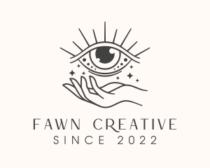 Magical Eye Fortune Teller logo design