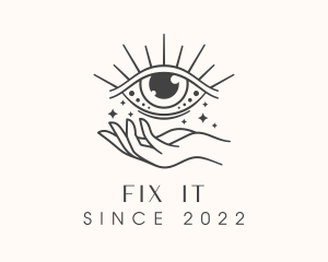 Magical Eye Fortune Teller logo design