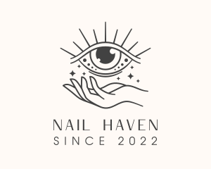 Manicure - Magical Eye Fortune Teller logo design