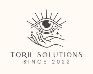 Magical Eye Fortune Teller logo design