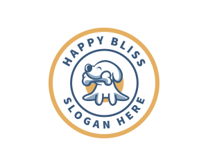 Happy Puppy Dog logo design