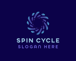 Spin - Motion AI Digital logo design