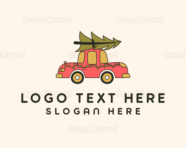 Decorative Car Christmas Logo