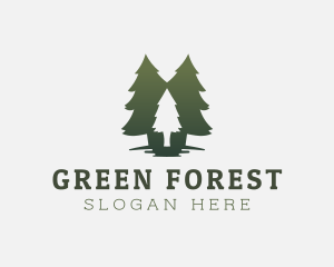 Green Tree Forest logo design