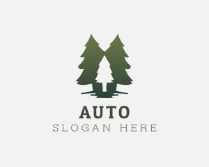 Swamp - Green Tree Forest logo design