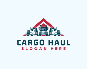 Truck Logistics Freight logo design