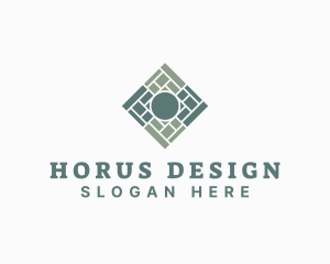 Interior Design Floor Tile logo design