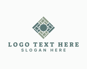 Home Depot - Interior Design Floor Tile logo design