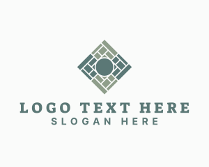 Interior Design Floor Tile Logo