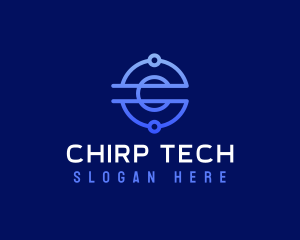 Modern Tech Letter C logo design
