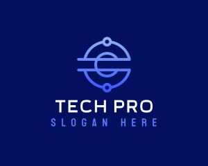 Processor - Modern Tech Letter C logo design