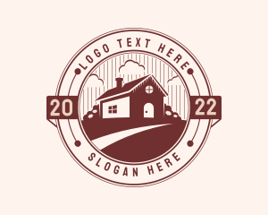 Homestead - Farm Barn Badge logo design