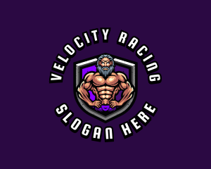 Muscle Man Trainer Logo