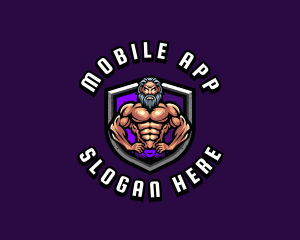 Muscle Man Gaming Logo