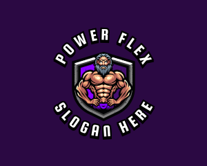 Muscle - Muscle Man Gaming logo design