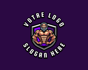 Military Training - Muscle Man Gaming logo design