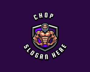Health - Muscle Man Gaming logo design