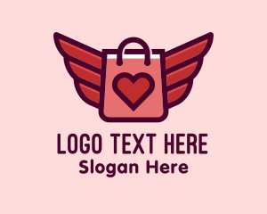Boutique - Love Wings Boutique logo design