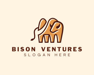 Bison Mountain Path logo design