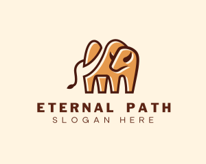 Bison Mountain Path logo design