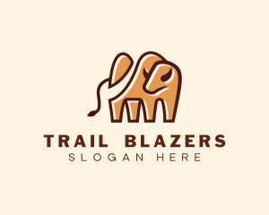 Bison Mountain Path logo design