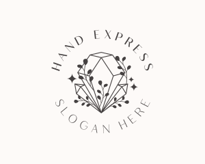 Whimsical Crystal Diamond Logo