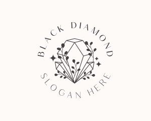 Whimsical Crystal Diamond logo design