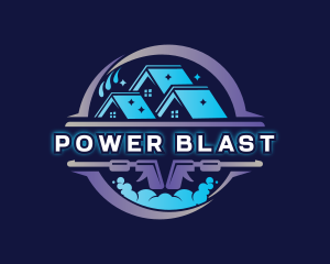 Power Wash Cleaner Maintenance logo design