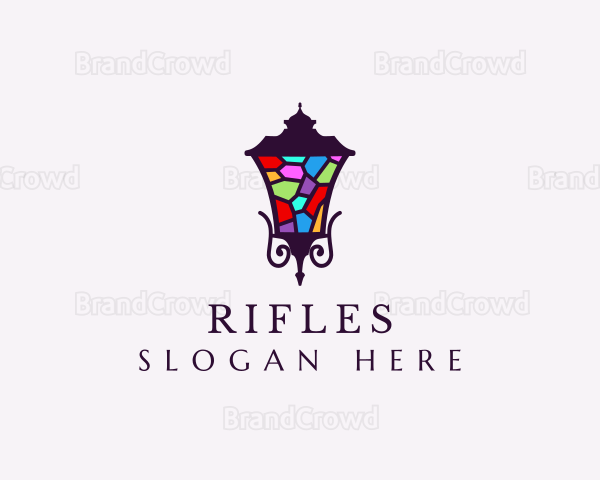 Stained Glass Lantern Logo