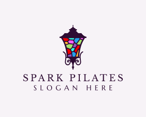 Stained Glass Lantern Logo