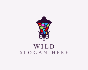 Stained Glass Lantern Logo