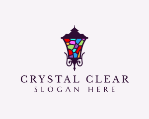 Glass - Stained Glass Lantern logo design