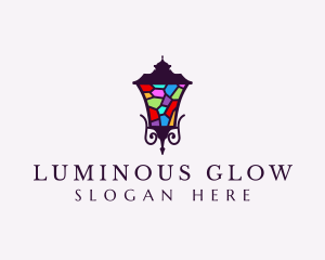 Lantern - Stained Glass Lantern logo design