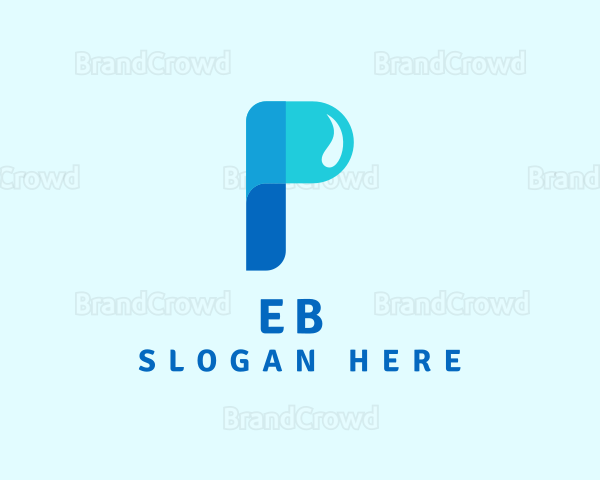 Media Letter P Business Logo