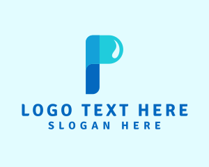 Letter P - Media Letter P Business logo design