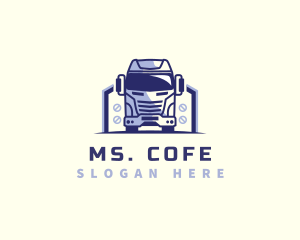 Tow Truck - Trailer Truck Logistics logo design