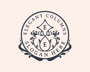 Elegant Floral Boutique logo design