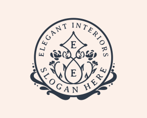 Elegant Floral Boutique logo design