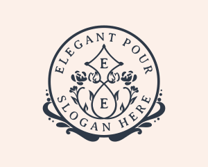 Elegant Floral Boutique logo design