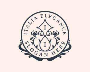 Elegant Floral Boutique logo design