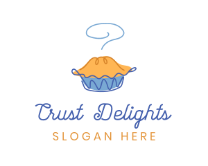 Crust - Dessert Pie Cafe logo design