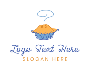 Hot - Dessert Pie Cafe logo design