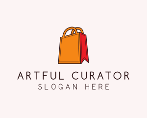 Orange Shopping Bag logo design