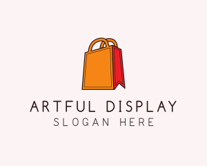 Orange Shopping Bag logo design