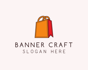 Orange Shopping Bag logo design