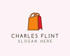 Orange Shopping Bag logo design