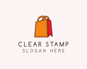 Orange Shopping Bag logo design