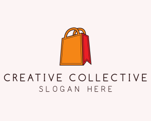 Orange Shopping Bag logo design